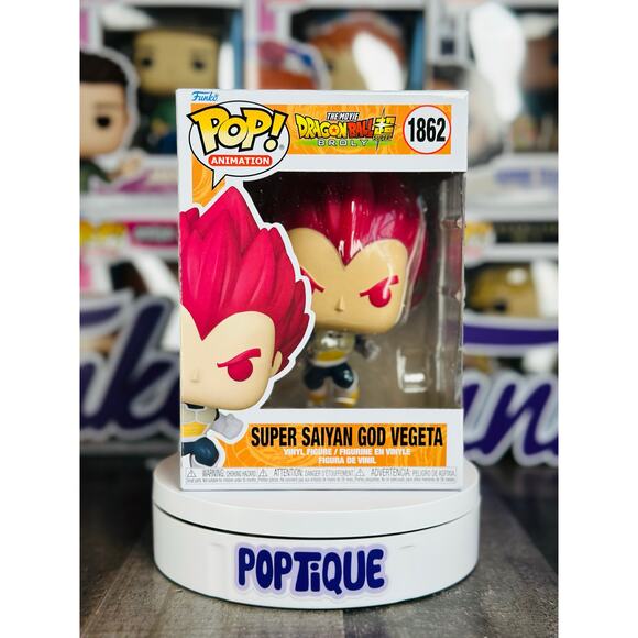 Dragon Ball Super: Broly Super Saiyan God Vegeta Funko Pop! #1862 - Picture 1 of 6